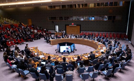 نظرة عامة على اجتماع مجلس الأمن بشأن الوضع في لبنان.